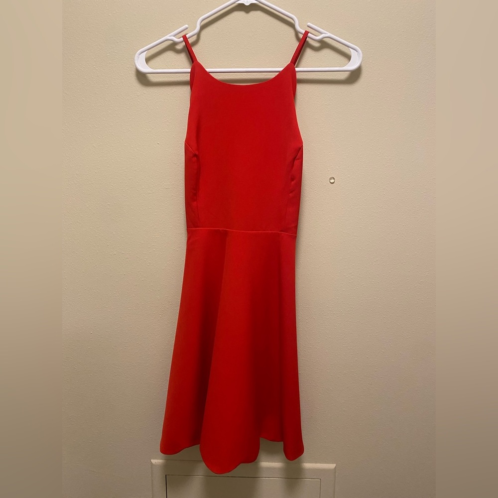 NWT Lulus Red Backless Dress